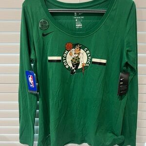 Nike Boston Celtics Green Long Sleeve Tee